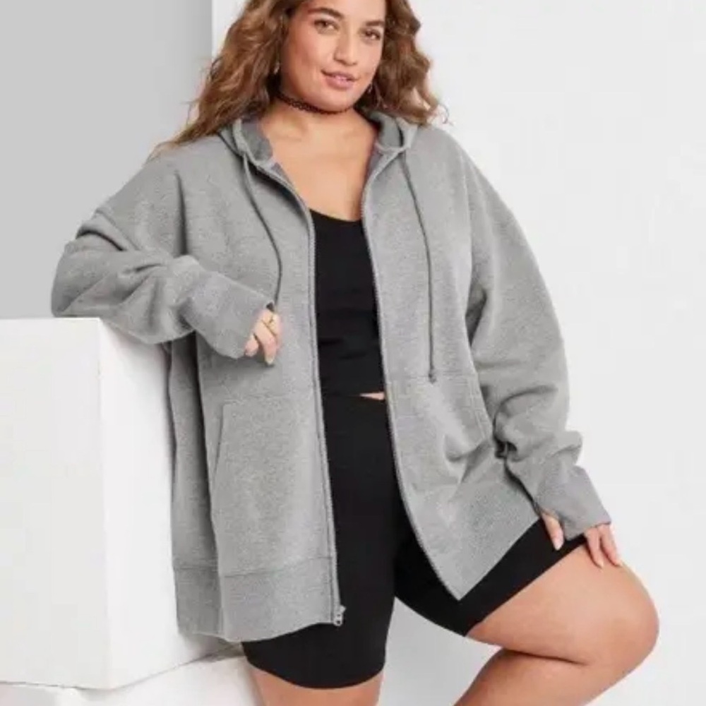 Size XXL Wild Fable Gray Hoodie Sweater